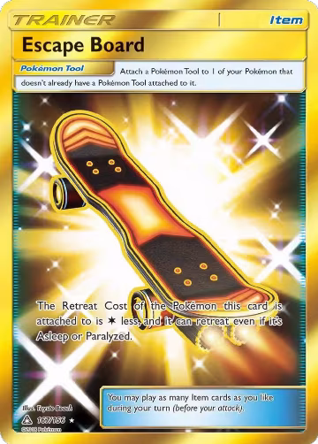 Escape Board (Secret Rare) (167/156), SM - Ultra Prism — Pokémon card price