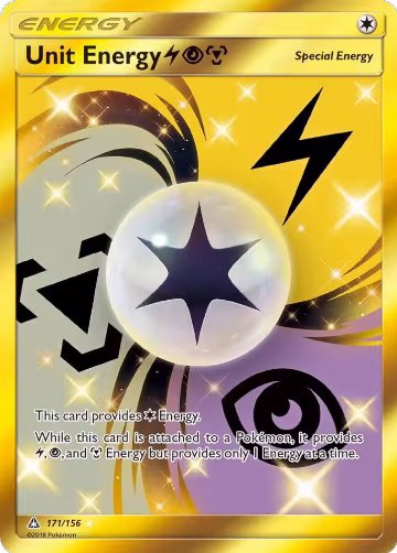 Unit Energy LPM (Secret Rare) (171/156), SM - Ultra Prism — Pokémon card price