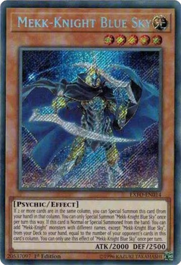 Mekk-Knight Blue Sky (EXFO-EN014), Extreme Force — Yu-Gi-Oh! card price