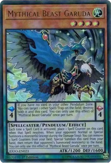 Mythical Beast Garuda (EXFO-EN023) — card price