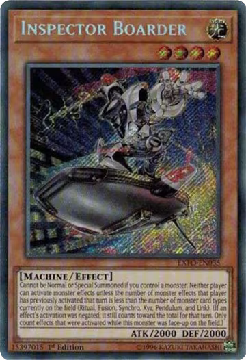 Inspector Boarder (EXFO-EN035), Extreme Force — Yu-Gi-Oh! card price