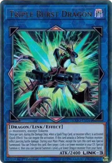 Triple Burst Dragon (EXFO-EN044) — card price