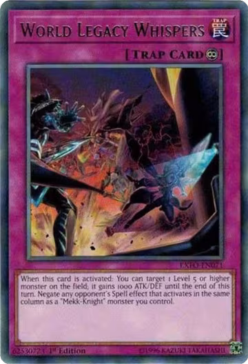 World Legacy Whispers (EXFO-EN071), Extreme Force — Yu-Gi-Oh! card price