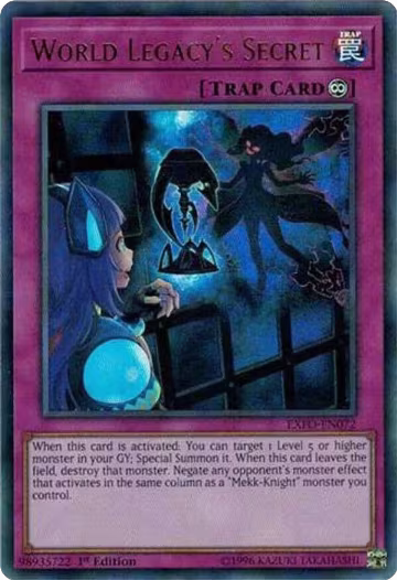 World Legacy's Secret (EXFO-EN072), Extreme Force — Yu-Gi-Oh! card price