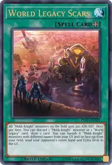 World Legacy Scars (EXFO-ENSP1) (EXFO-ENSP1), Extreme Force — Yu-Gi-Oh! card price