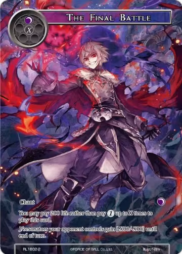 The Final Battle (RL1802-2), Promo Cards — Force of Will card price