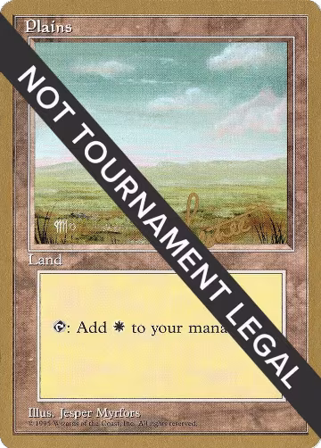Plains (C) - 1996 Bertrand Lestree (4ED), World Championship Decks — Magic card price