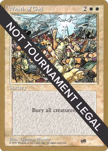 Wrath of God - 1996 Bertrand Lestree (4ED) (SB), World Championship Decks — Magic card price