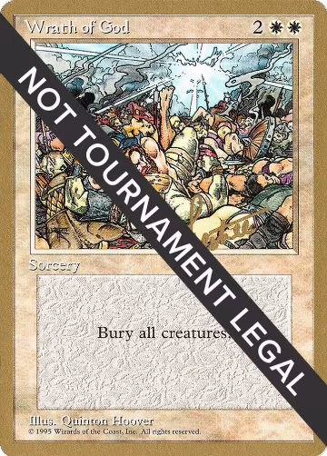 Wrath of God - 1996 Bertrand Lestree (4ED), World Championship Decks — Magic card price