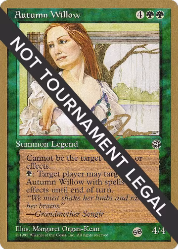 Autumn Willow - 1996 Eric Tam (HML) (SB), World Championship Decks — Magic card price