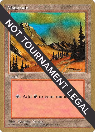 Mountain (C) - 1996 Eric Tam (4ED), World Championship Decks — Magic card price