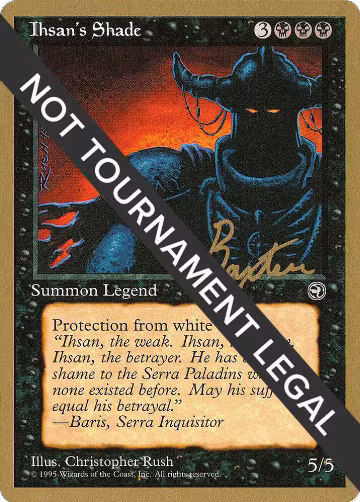 Ihsan's Shade - 1996 George Baxter (HML), World Championship Decks — Magic card price