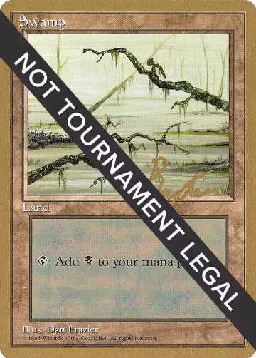 Swamp (C) - 1996 George Baxter (4ED), World Championship Decks — Magic card price