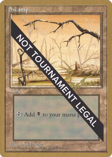 Swamp (B) - 1996 George Baxter (4ED), World Championship Decks — Magic card price
