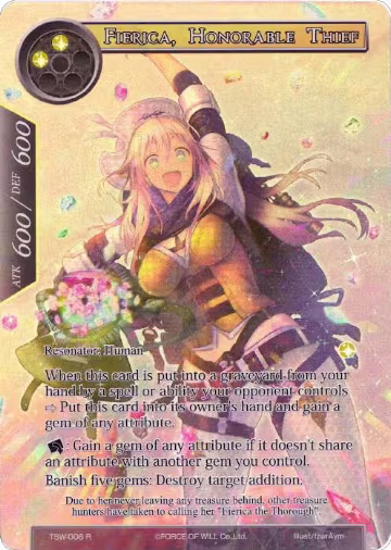 Fierica, Honorable Thief (Full Art) (TSW-006), The Time Spinning Witch — Force of Will card price