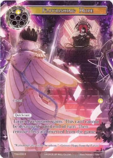 Flourishing Hope // Burgeoning Despair (Full Art) (TSW-008), The Time Spinning Witch — Force of Will card price