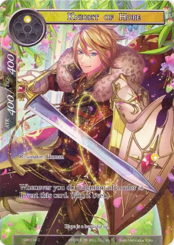 Knight of Hope // Knight of Despair (Full Art) (TSW-014), The Time Spinning Witch — Force of Will card price