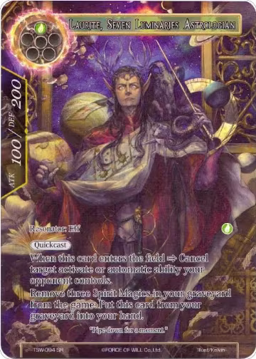 Laurite, Seven Luminaries Astrologian (Full Art) (TSW-094), The Time Spinning Witch — Force of Will card price