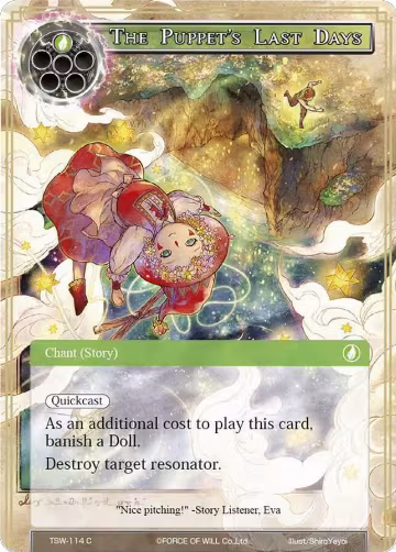 The Puppet's Last Days (TSW-114), The Time Spinning Witch — Force of Will card price