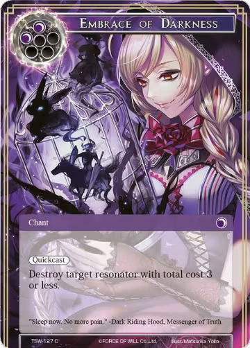 Embrace of Darkness (TSW-127), The Time Spinning Witch — Force of Will card price