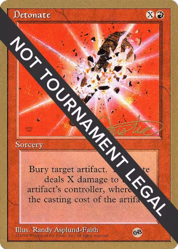 Detonate - 1996 Mark Justice (4ED) (SB), World Championship Decks — Magic card price