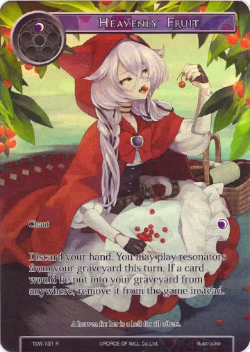 Heavenly Fruit (Full Art) (TSW-131), The Time Spinning Witch — Force of Will card price