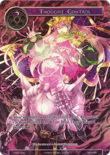 Thought Control (Full Art) (TSW-143), The Time Spinning Witch — Force of Will card price