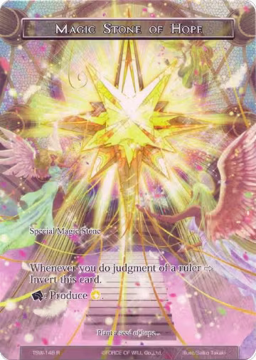 Magic Stone of Hope // Magic Stone of Despair (Full Art) (TSW-148), The Time Spinning Witch — Force of Will card price
