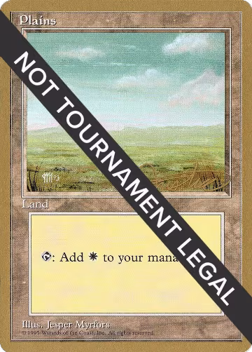 Plains (C) - 1996 Mark Justice (4ED), World Championship Decks — Magic card price