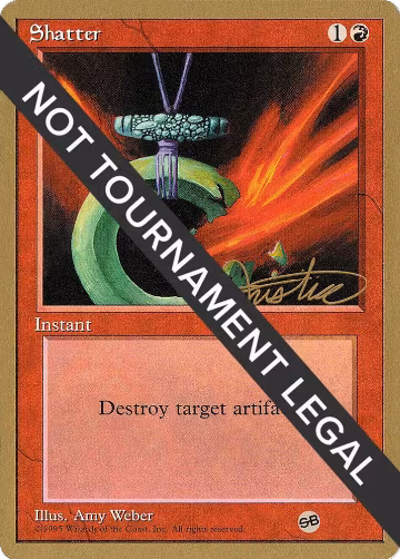 Shatter - 1996 Mark Justice (4ED) (SB), World Championship Decks — Magic card price