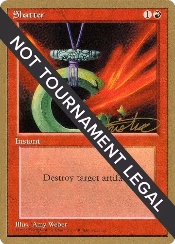 Shatter - 1996 Mark Justice (4ED), World Championship Decks — Magic card price