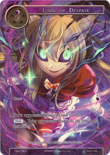 Look of Despair (Full Art) (TSW-135), The Time Spinning Witch — Force of Will card price
