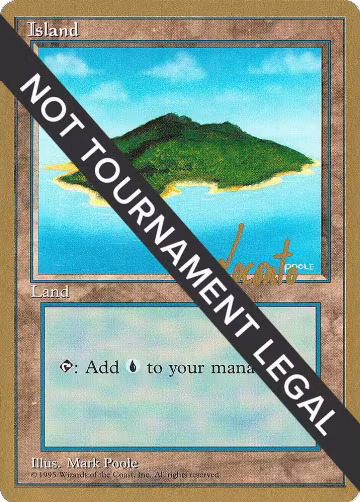 Island (B) - 1996 Michael Loconto (4ED), World Championship Decks — Magic card price