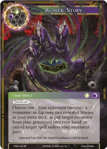 Ruined Story (TSW-146), The Time Spinning Witch — Force of Will card price