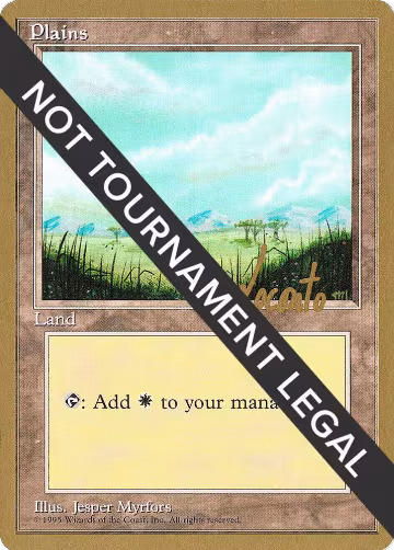 Plains (B) - 1996 Michael Loconto (4ED), World Championship Decks — Magic card price
