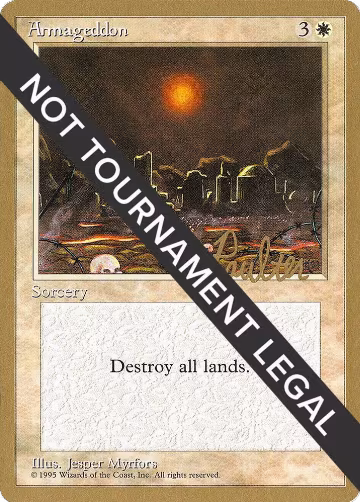 Armageddon - 1996 Preston Poulter (4ED), World Championship Decks — Magic card price