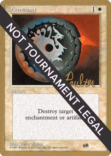 Disenchant - 1996 Preston Poulter (4ED) (SB), World Championship Decks — Magic card price