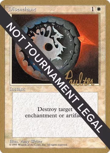 Disenchant - 1996 Preston Poulter (4ED), World Championship Decks — Magic card price