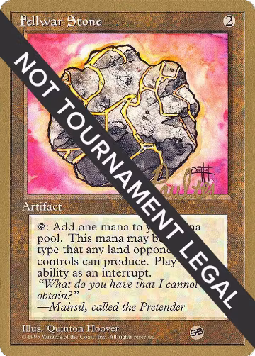 Fellwar Stone - 1996 Preston Poulter (4ED) (SB), World Championship Decks — Magic card price
