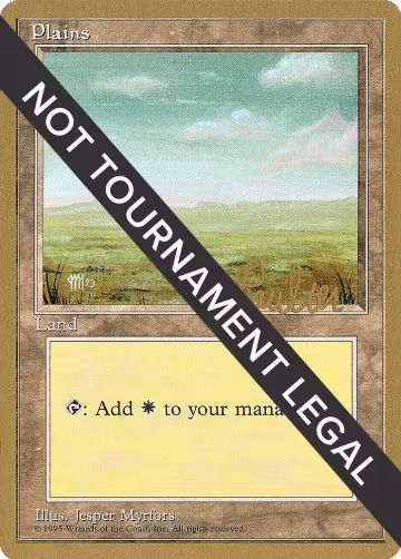 Plains (C) - 1996 Preston Poulter (4ED), World Championship Decks — Magic card price