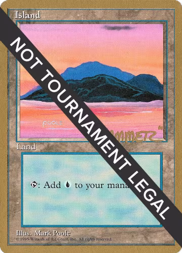 Island (C) - 1996 Shawn "Hammer" Regnier (4ED), World Championship Decks — Magic card price