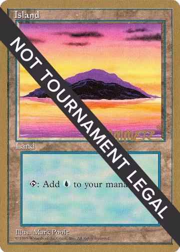 Island (A) - 1996 Shawn "Hammer" Regnier (4ED), World Championship Decks — Magic card price