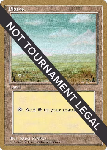 Plains (C) - 1996 Shawn "Hammer" Regnier (4ED), World Championship Decks — Magic card price