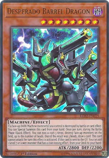 Desperado Barrel Dragon (LED2-EN015), Legendary Duelists: Ancient Millennium — Yu-Gi-Oh! card price