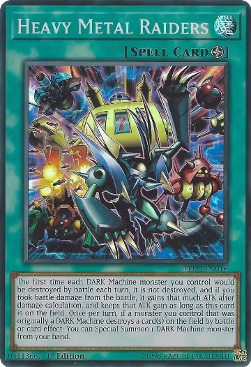 Heavy Metal Raiders (LED2-EN016), Legendary Duelists: Ancient Millennium — Yu-Gi-Oh! card price