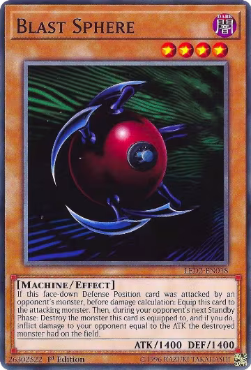 Blast Sphere (LED2-EN018), Legendary Duelists: Ancient Millennium — Yu-Gi-Oh! card price