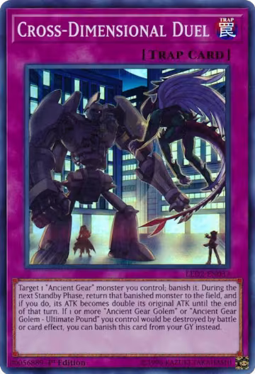 Cross-Dimensional Duel (LED2-EN033), Legendary Duelists: Ancient Millennium — Yu-Gi-Oh! card price