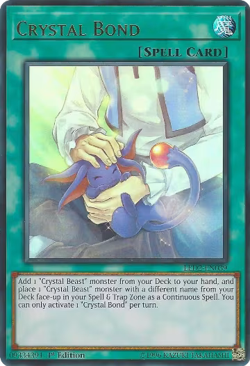 Crystal Bond (LED2-EN039), Legendary Duelists: Ancient Millennium — Yu-Gi-Oh! card price