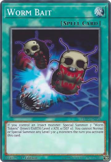 Worm Bait (LED2-EN050), Legendary Duelists: Ancient Millennium — Yu-Gi-Oh! card price