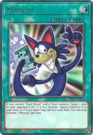 Mimicat (LED2-EN051), Legendary Duelists: Ancient Millennium — Yu-Gi-Oh! card price